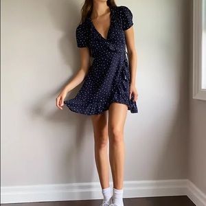 *Sold* Aritzia Sunday Best Ruffle Wrap Dress